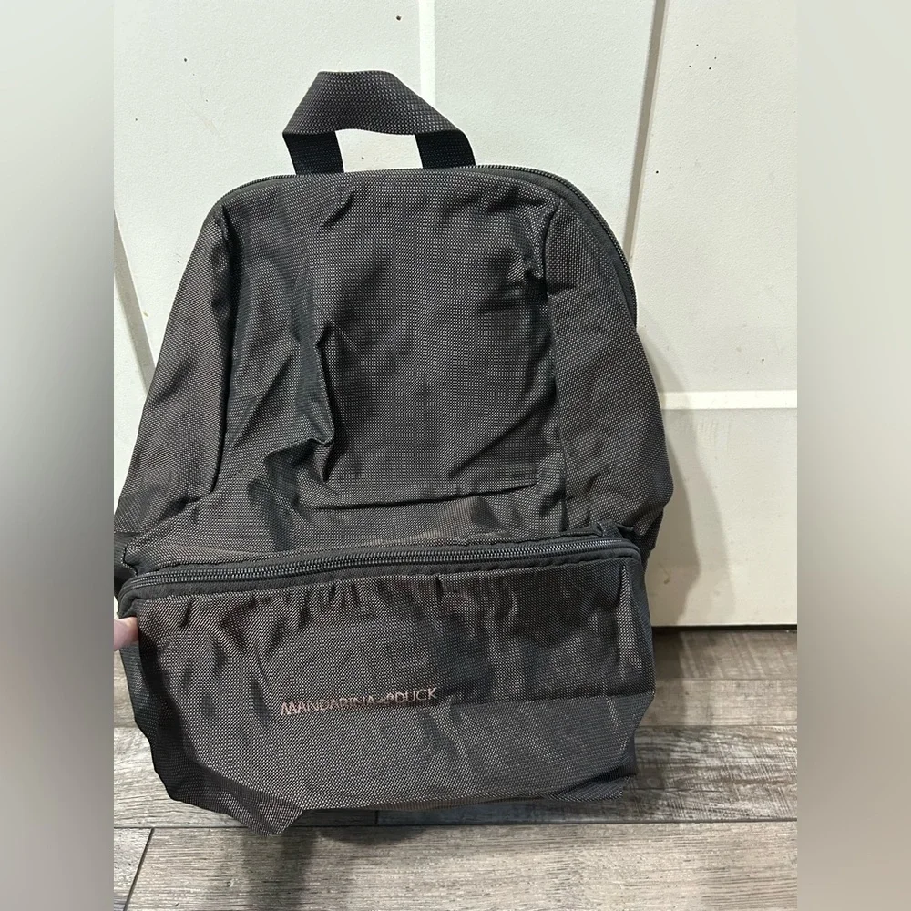 Mandarina Duck Brown Bronze Black Backpack